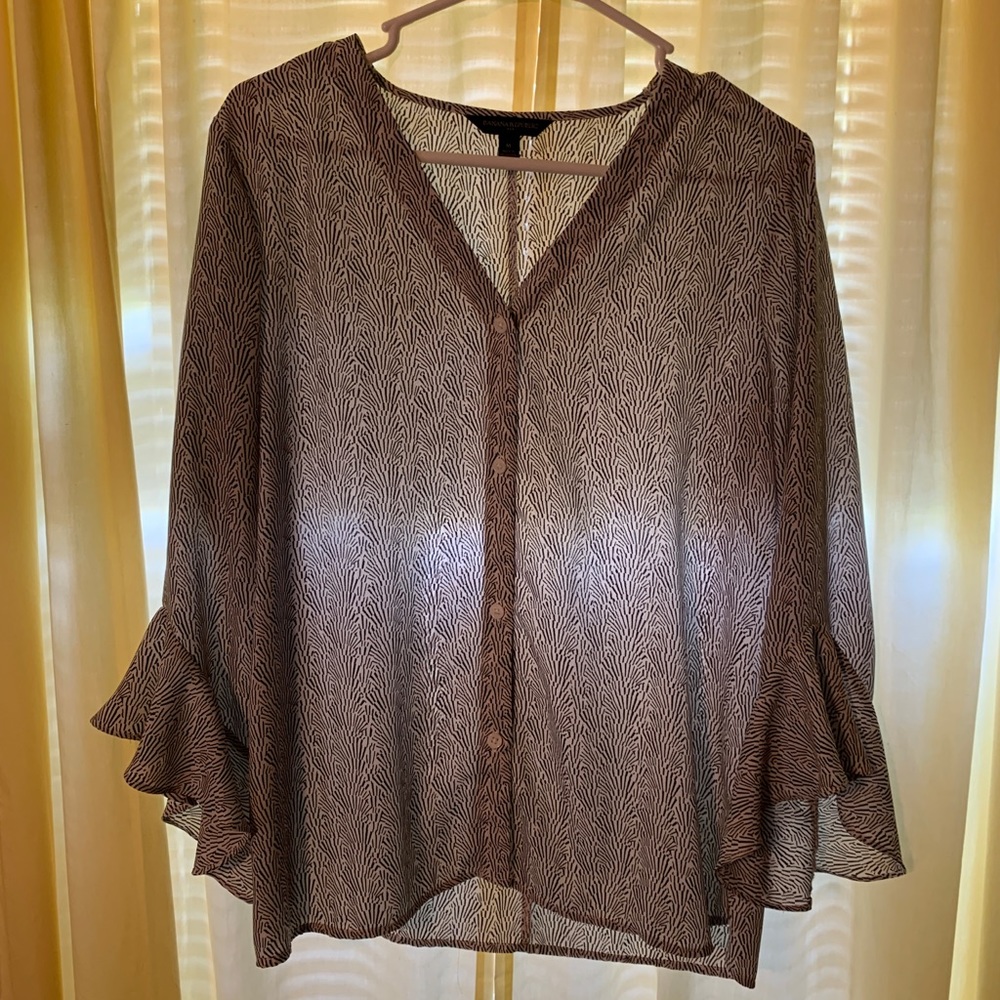 Banana Republic Print Blouse